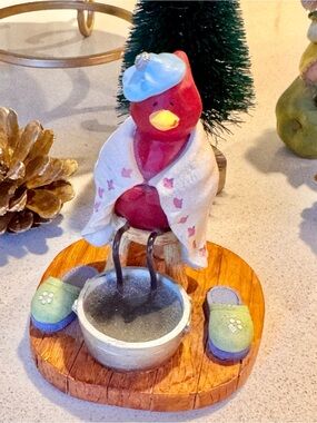 Russ Berrie Tweet Along With Me "Under The Feather" Cardinal Figurine #13070